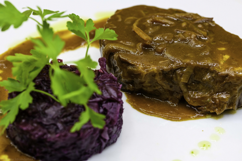 Braised beef
