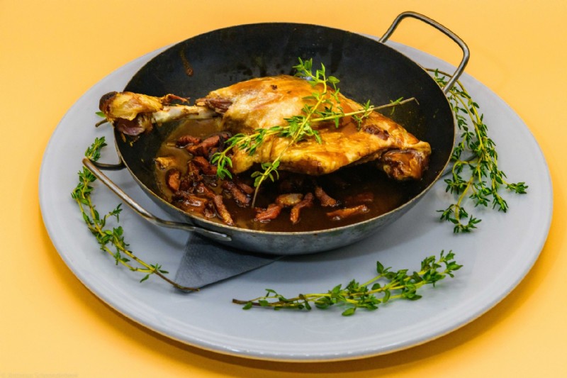 Candied duck leg